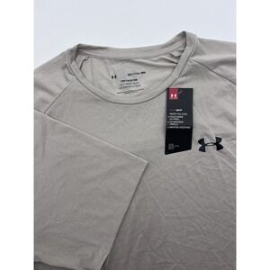 Under Armour Men's Tech Short Sleeve T-Shirt  1345317 Beige 2XL/XXL‎ NWT